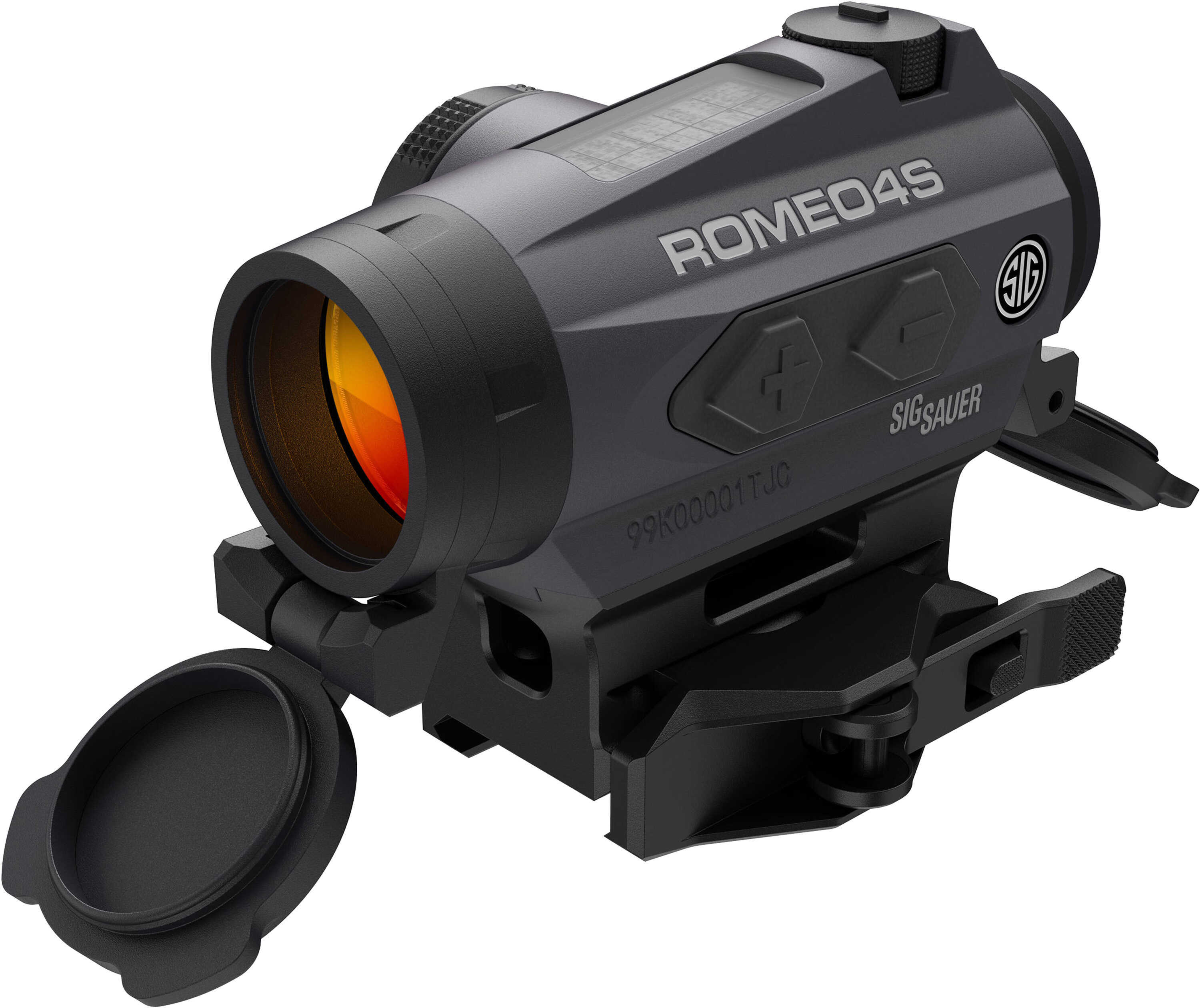 Romeo4S Compact Red-Dot Sight with Solar Cell, Circle Plex Reticle, Graphite Md: SOR43022