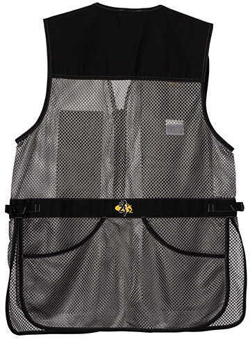 Browning Trapper Creek Mesh Shooting Vest Black/Gray, Medium, Right Hand