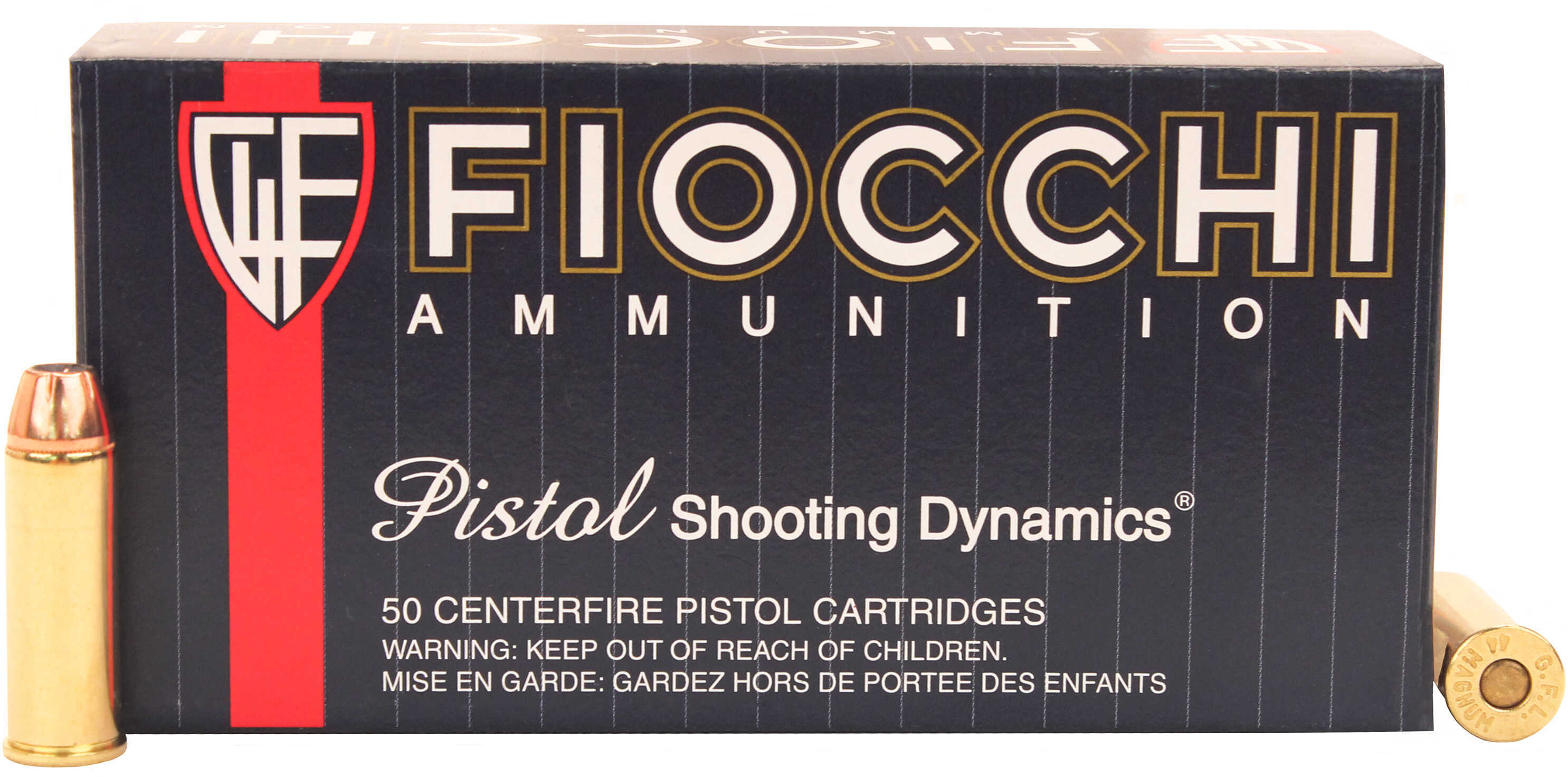 44 Rem Magnum 50 Rounds Ammunition Fiocchi Ammo 200 Grain Hollow Point