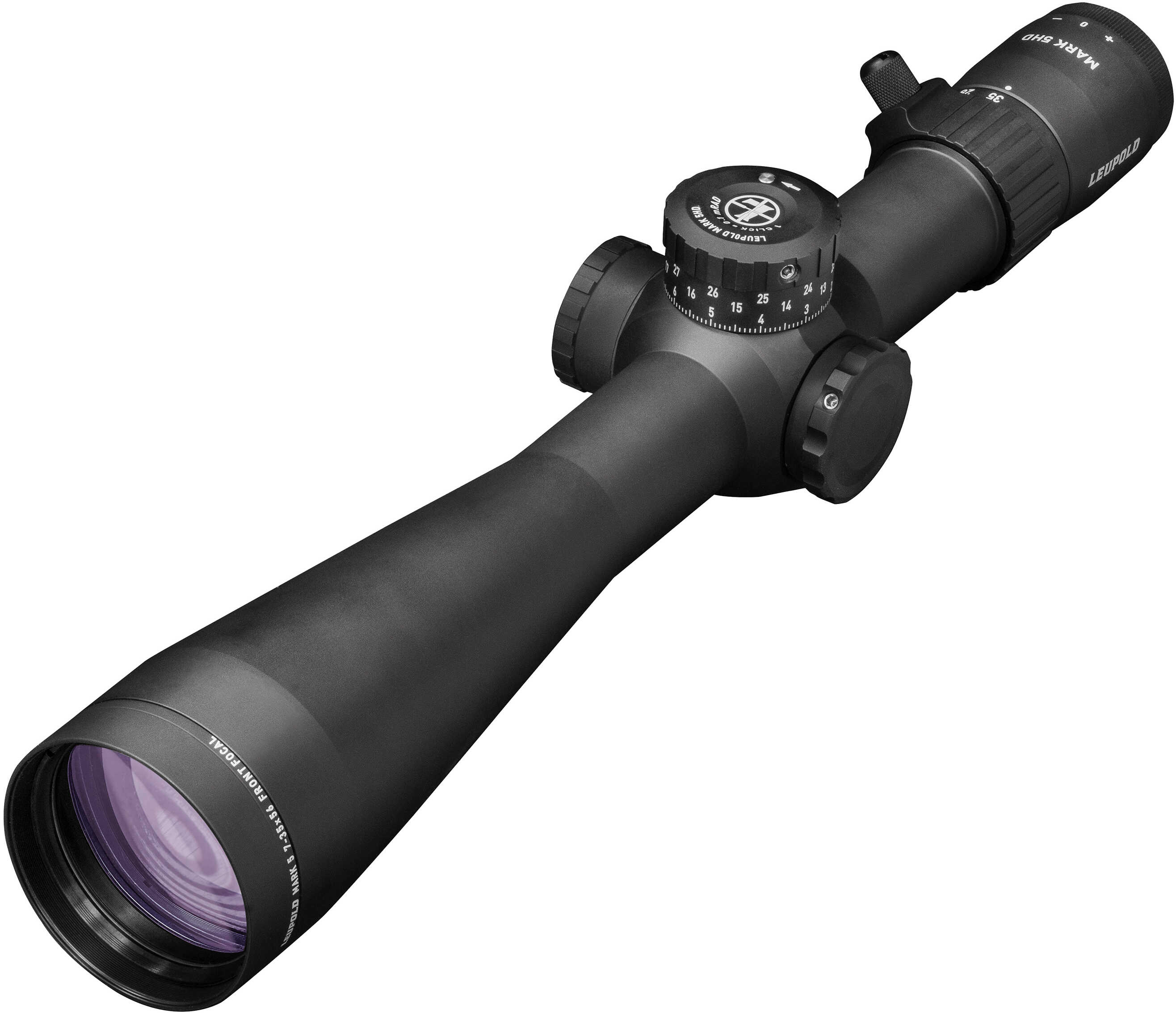 Leupold Mark 5HD Riflescope 7-35x56mm, 35mm Tube, Impact 60 MOA Reticle, Matte Black