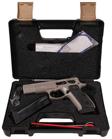 CZ-USA 75B Omega 9mm Luger Semi Auto Handgun 5.11" Threaded Barrel 18 Rounds Urban Grey