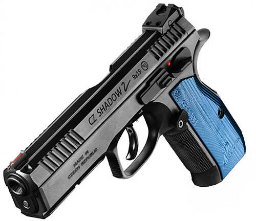 CZ Shadow 2 Black & Blue 9mm Pistol 91257 17 Rounds