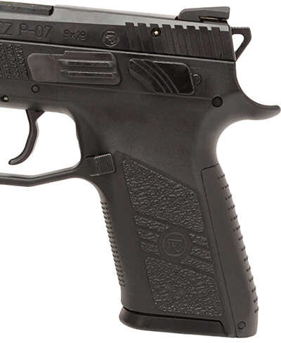Pistol CZ P-07 9mm Luger IntBkStrp Black 15 Round 91086