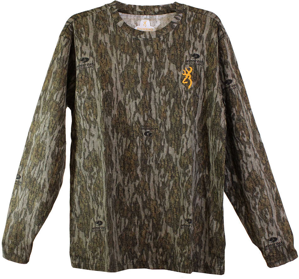 Browning Wasatch-cb T-shirt Long Sleeve Mobl 2XL