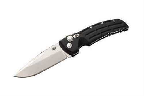 Hogue Aluminum Frame 3.5 Drop Point Blade, Tumble Finish, Matte Black 34170