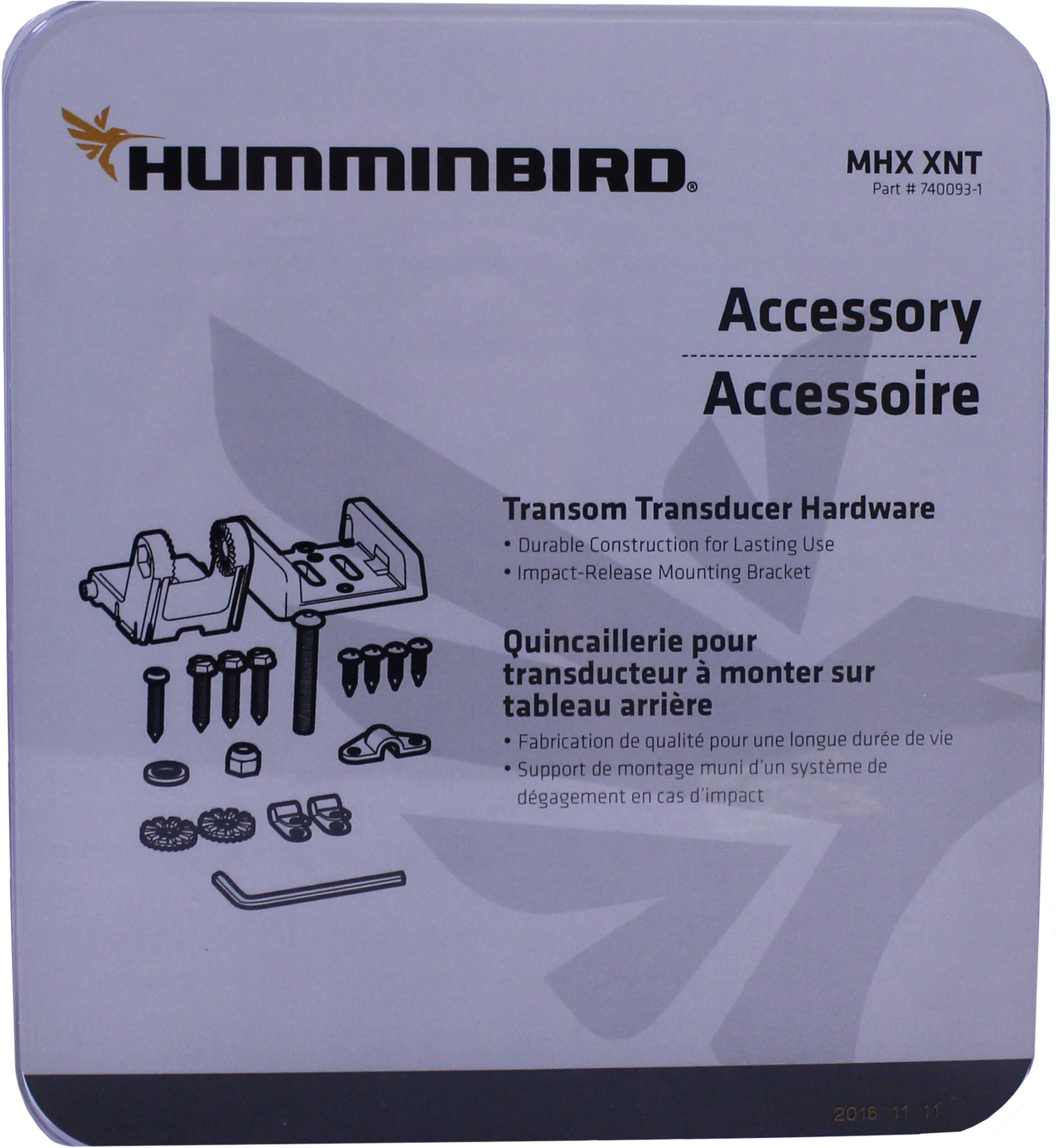 Humminbird Hi Speed Transducer Xnt Mhx Xnt With Kick Up 740093-1