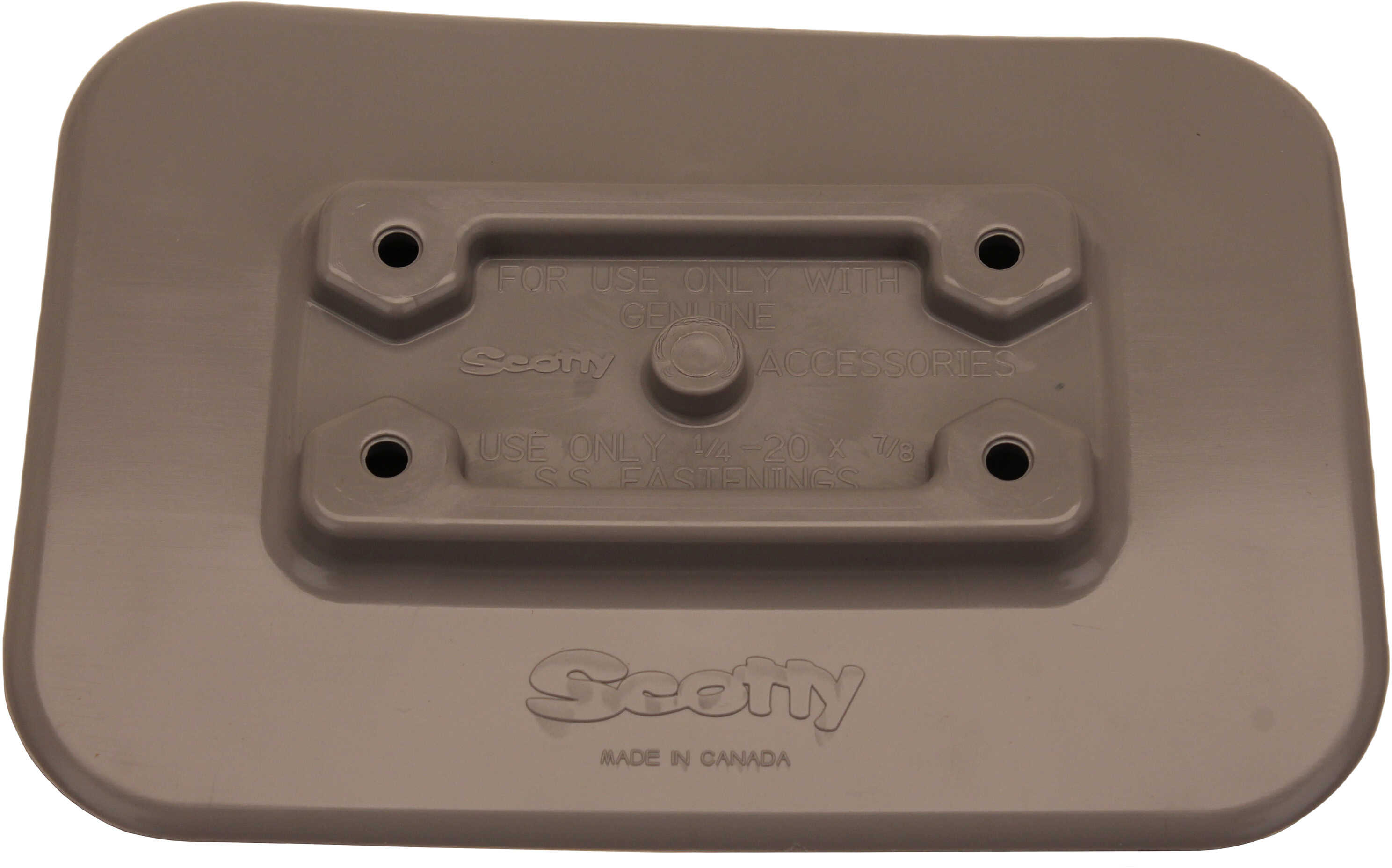 Scotty Glue-On Pad For Inflatable Boats Gray Md: 0341-GR