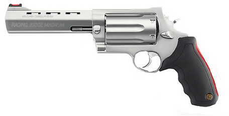 Taurus M513 Raging Judge Magnum 45 Long Colt /410 Gauge/454 Casull 6.5" Barrel Fixed Front Sight Rubber Grip Stainless Steel Revolver 2513069
