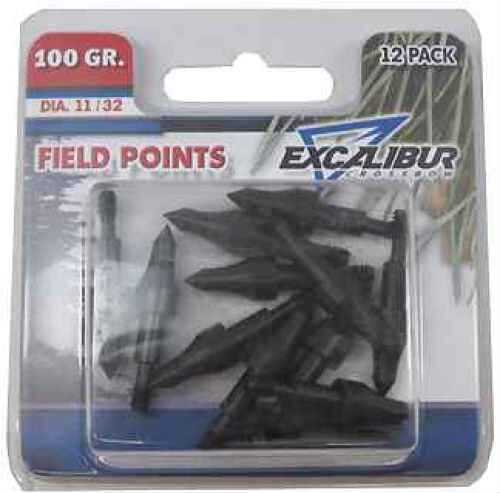 Excalibur Field Points, 11/32", 12 Pack 100 Grain TP100-12