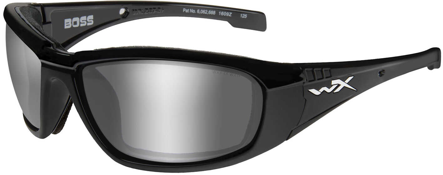 Wiley X Inc. Boss Sporting Glasses Black Gloss