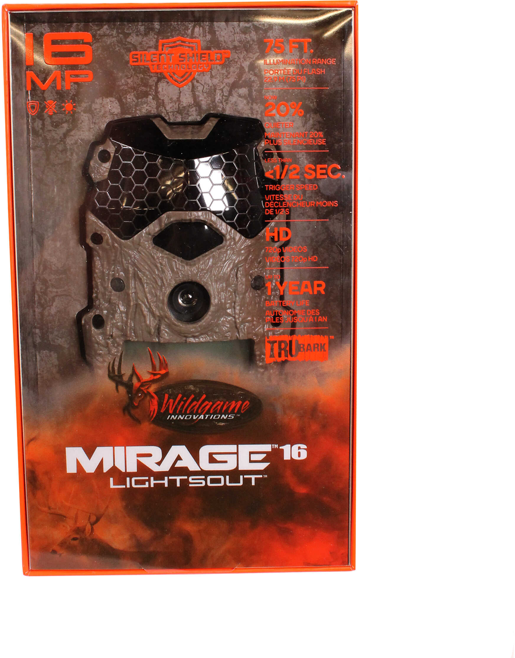 Wildgame Innovations Mirage Series Cam 16 MP, LED No Glow, Tru Bark