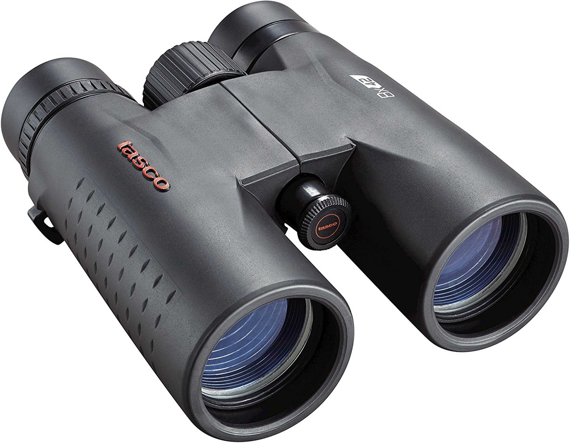 Tasco Essentials Binoculars 8x42mm Roof Prism MC Black Boxed Md: ES8X42-img-1