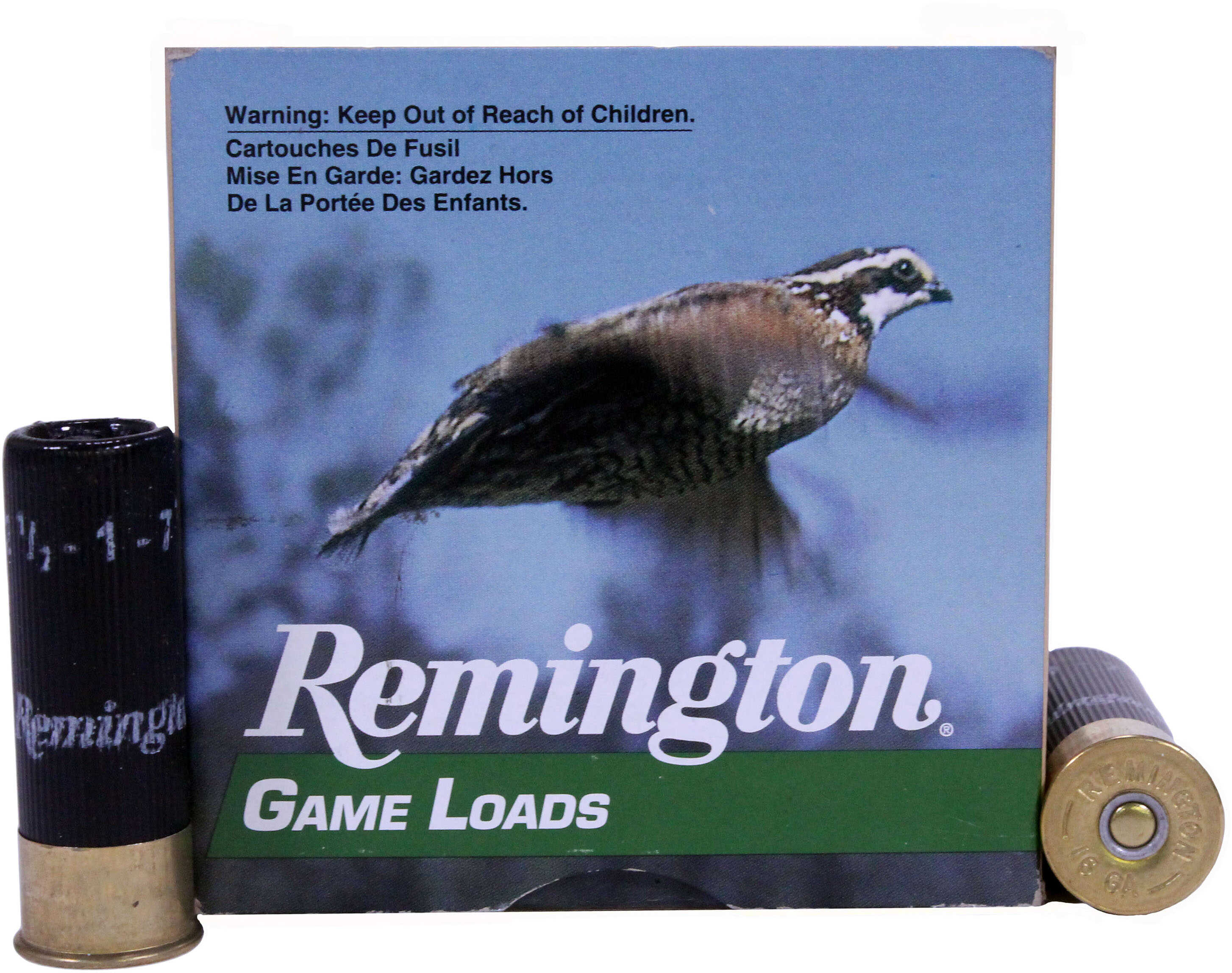 16 Gauge 25 Rounds Ammunition Remington 2 3/4" 1 oz Lead #7 1/2