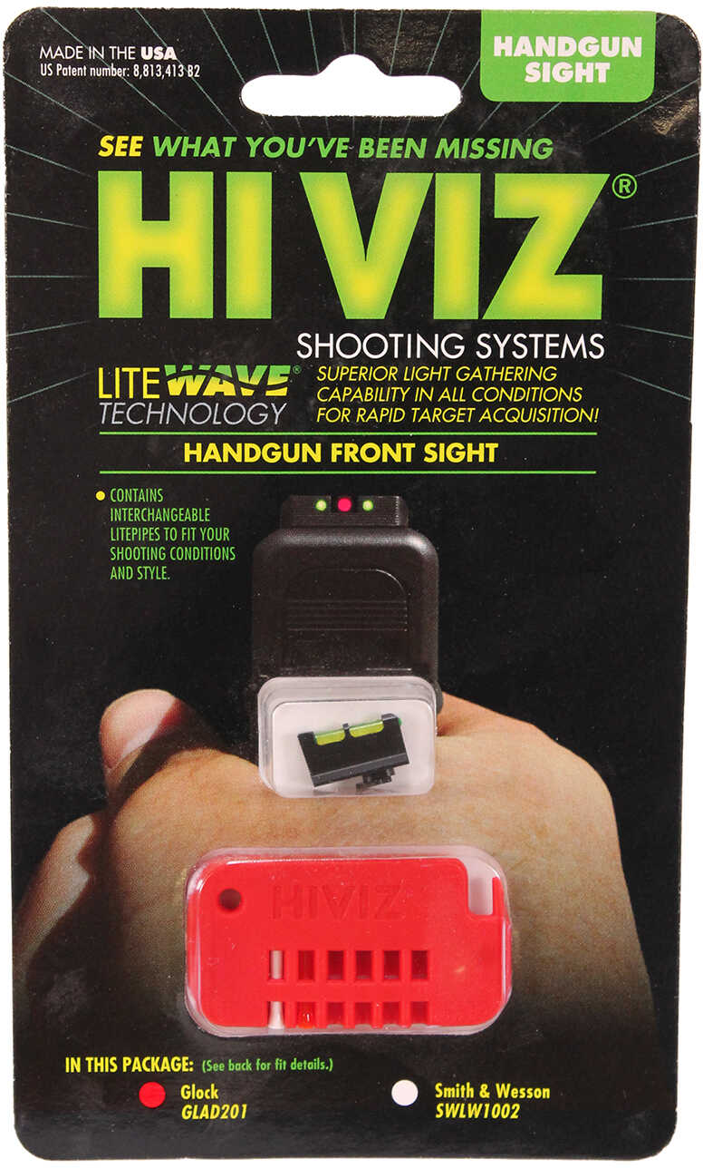 HIVIZ Sight Systems Interchangeable Front All for Glock Models (Except 42 & 43)