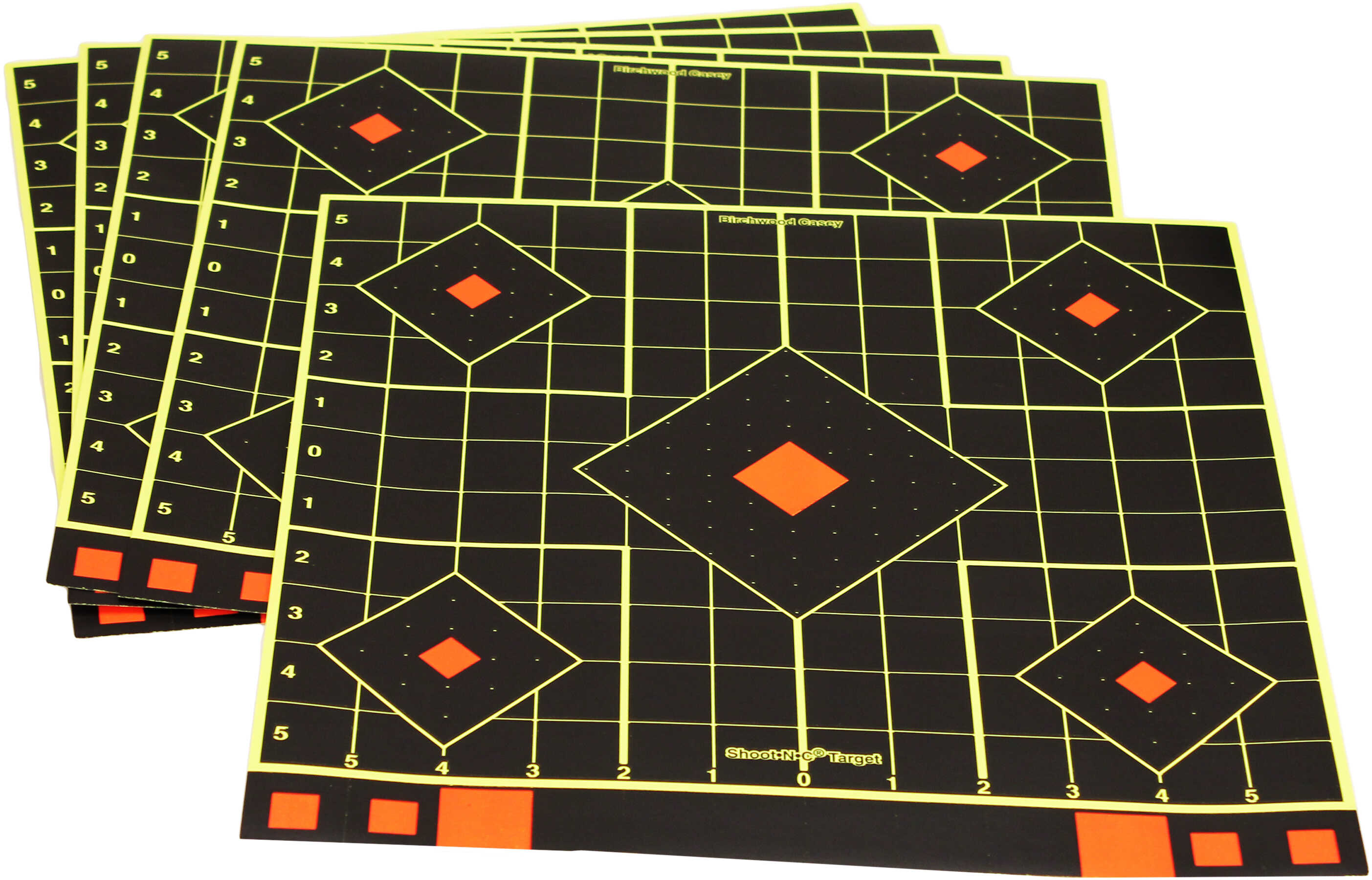 Birchwood Casey Shoot-N-C 12" Sight-In Target, 5 Targets Per Pack