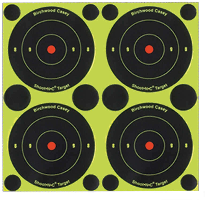 Birchwood Casey Shoot-N-C Targets: Bulls-Eye 3" Round (Per 48) 34315