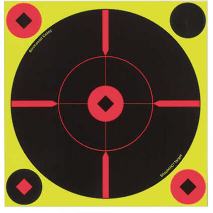 Birchwood Casey Shoot-N-C Target Round Crosshair Bullseye 8" 6 Targets 34806