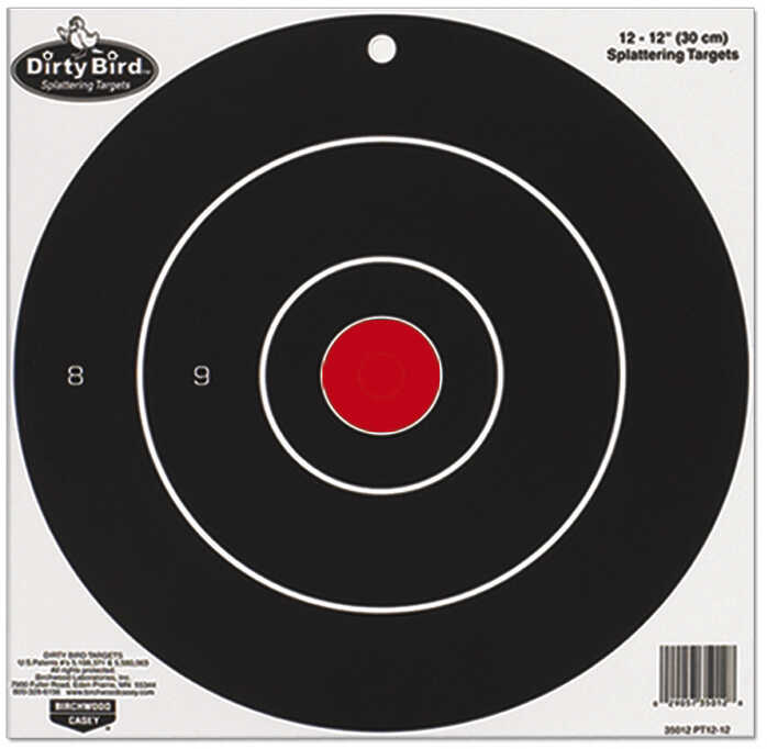 Birchwood Casey Dirty Bird Paper Targets 12", Round, (12 Pack) 35012