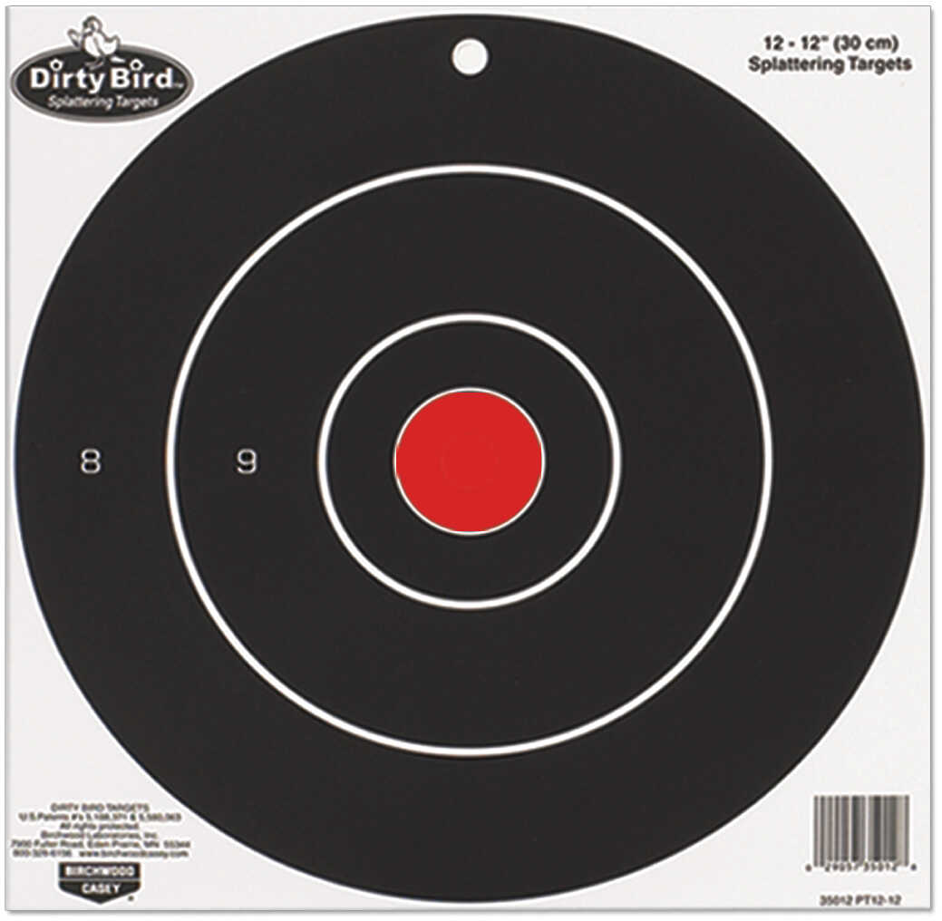 Birchwood Casey Dirty Bird Paper Targets 17.25" Round Splattering 35185