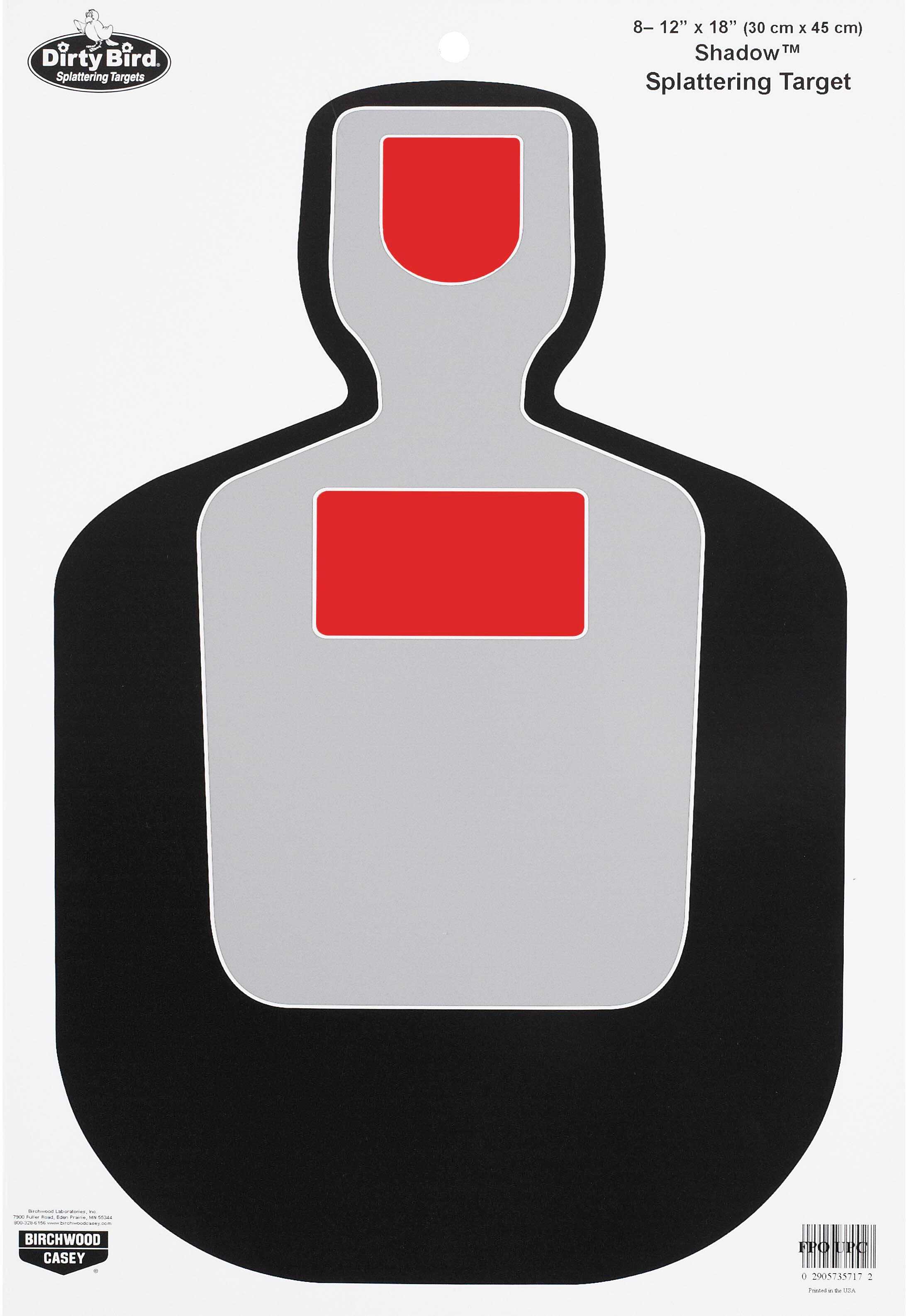 Birchwood Casey Dirty Bird Target BC-19 Silhouette 12x18 8 Targets 35717