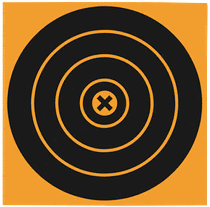 Birchwood Casey B/C Big Burst Target 12"-3 BULL'S-Eye Targets