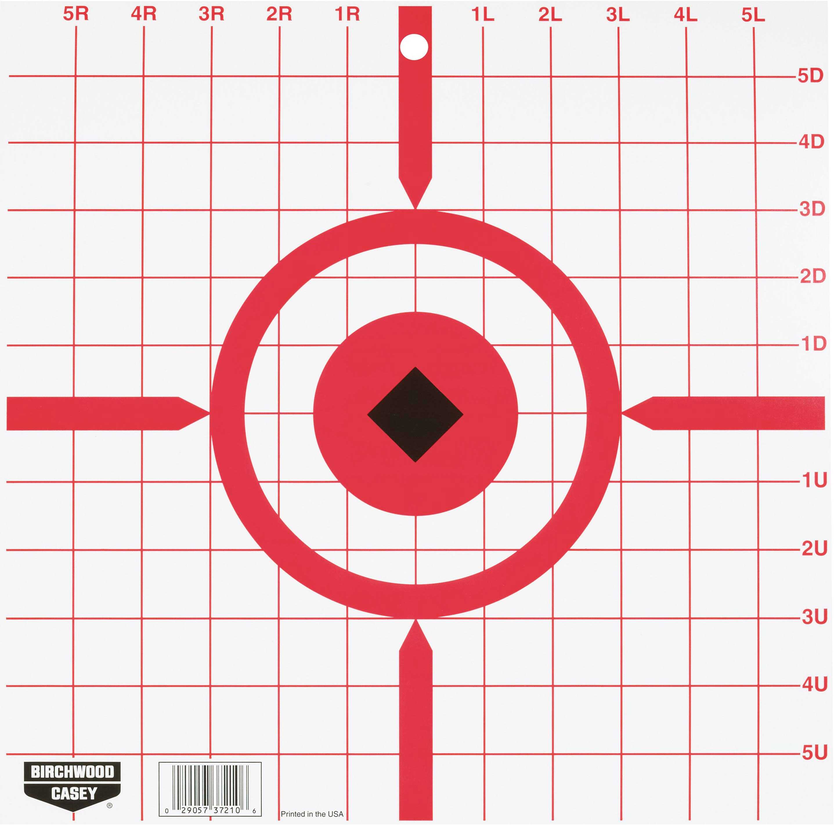 Birchwood Casey B/C Target Rigid Paper 12" Crosshair Sight-In 10 Targets-img-1