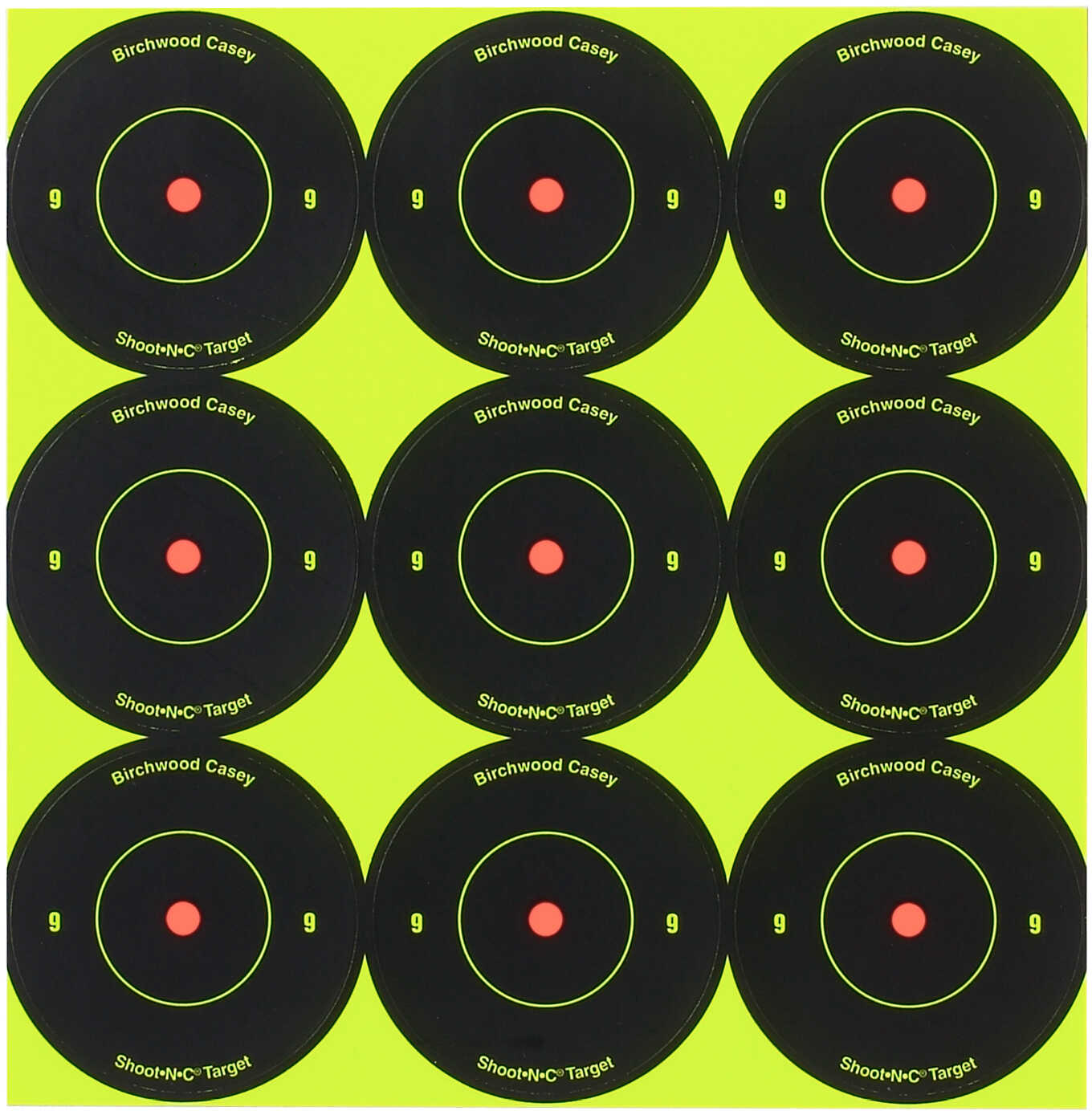 Birchwood Casey Shoot-N-C Targets: Bulls-Eye 2" Round (Per 108) 34210