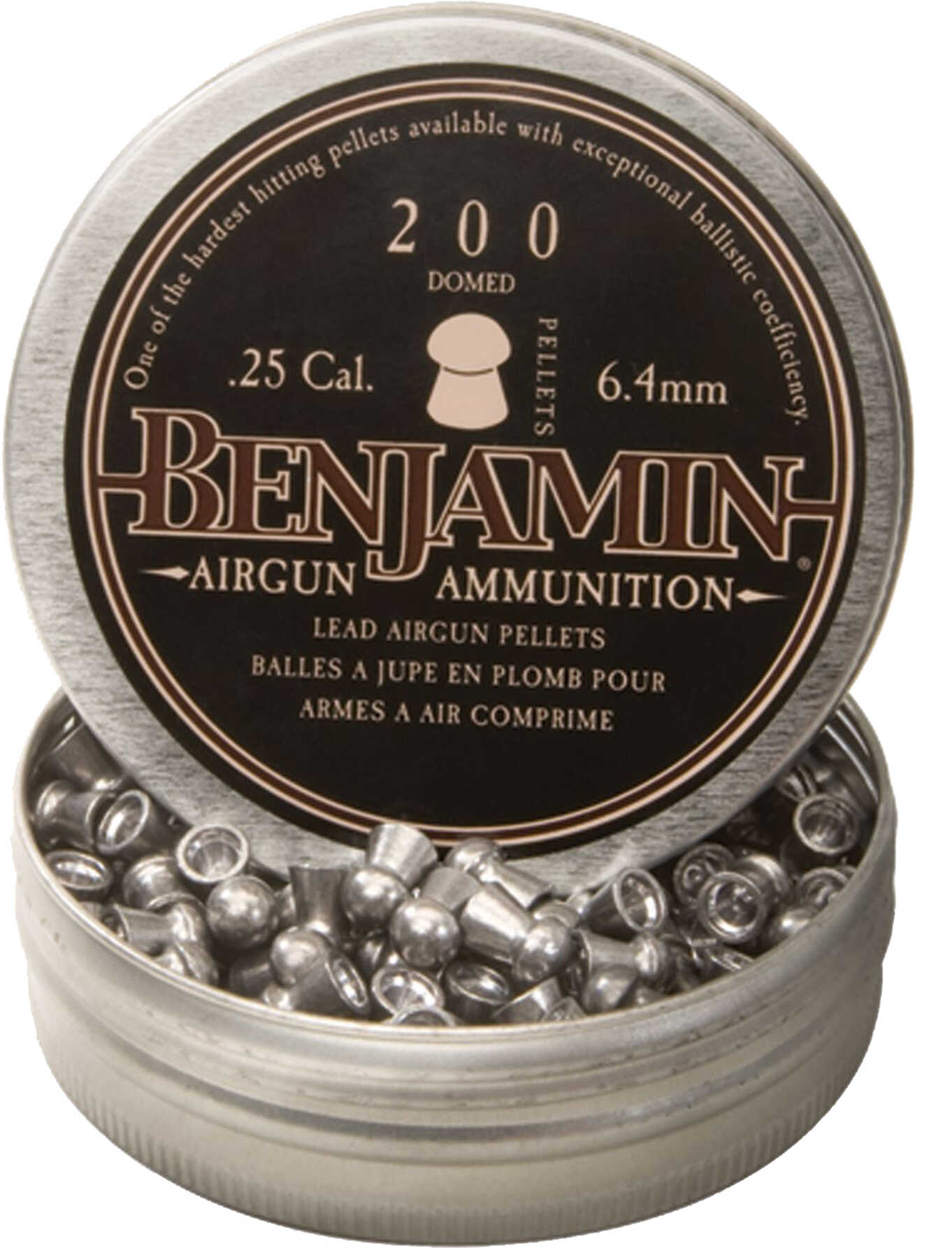 Benjamin Sheridan Pellets 25 Caliber DOMED Premier 200CT BD225