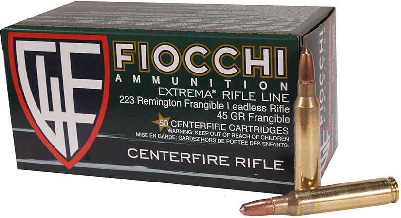 223 Remington 50 Rounds Ammunition Fiocchi Ammo 45 Grain Lead