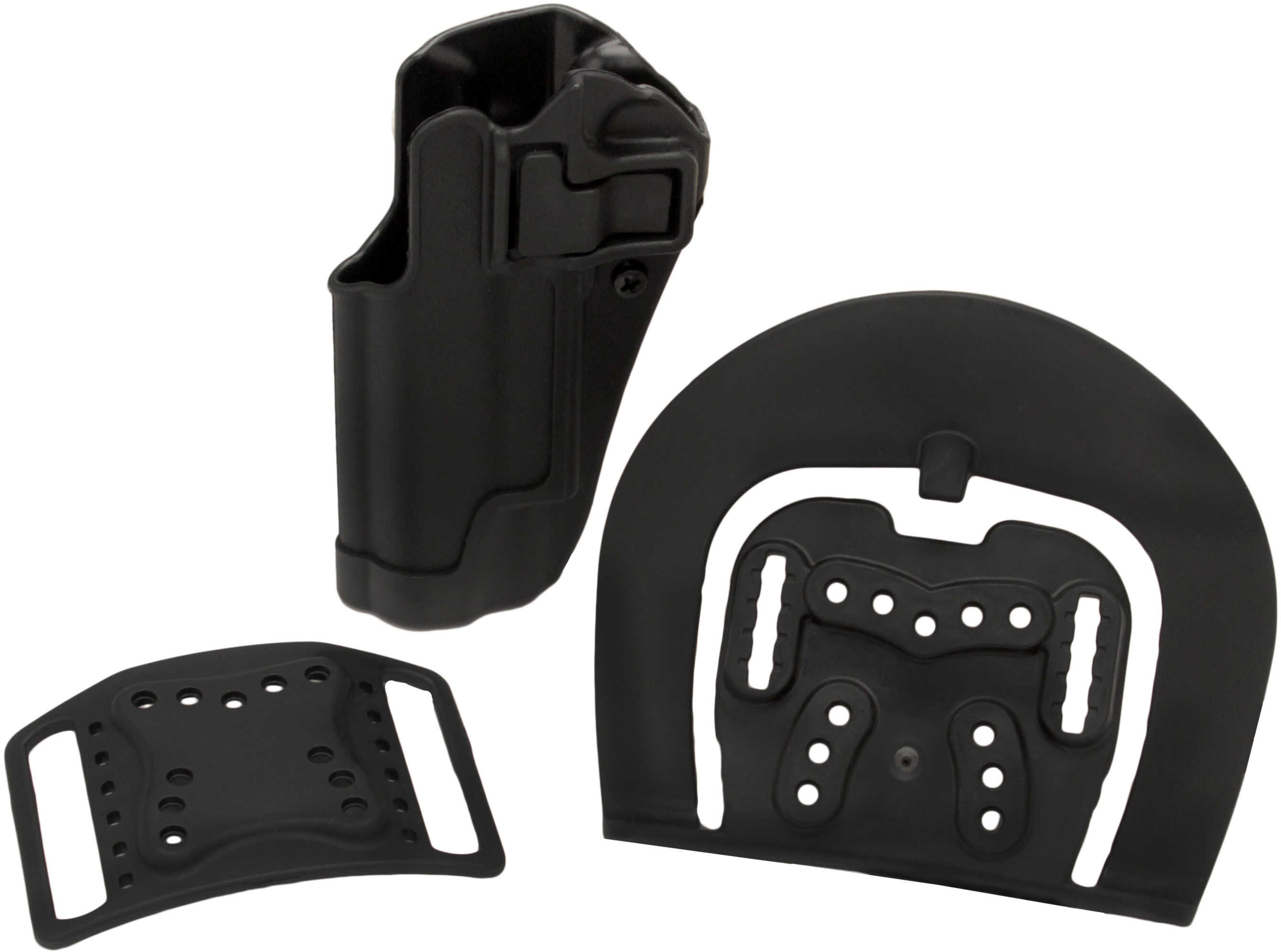 BLACKHAWK! CQC SERPA Holster With Belt and Paddle Attachment Fits Colt Government Left Hand 410503BK-L