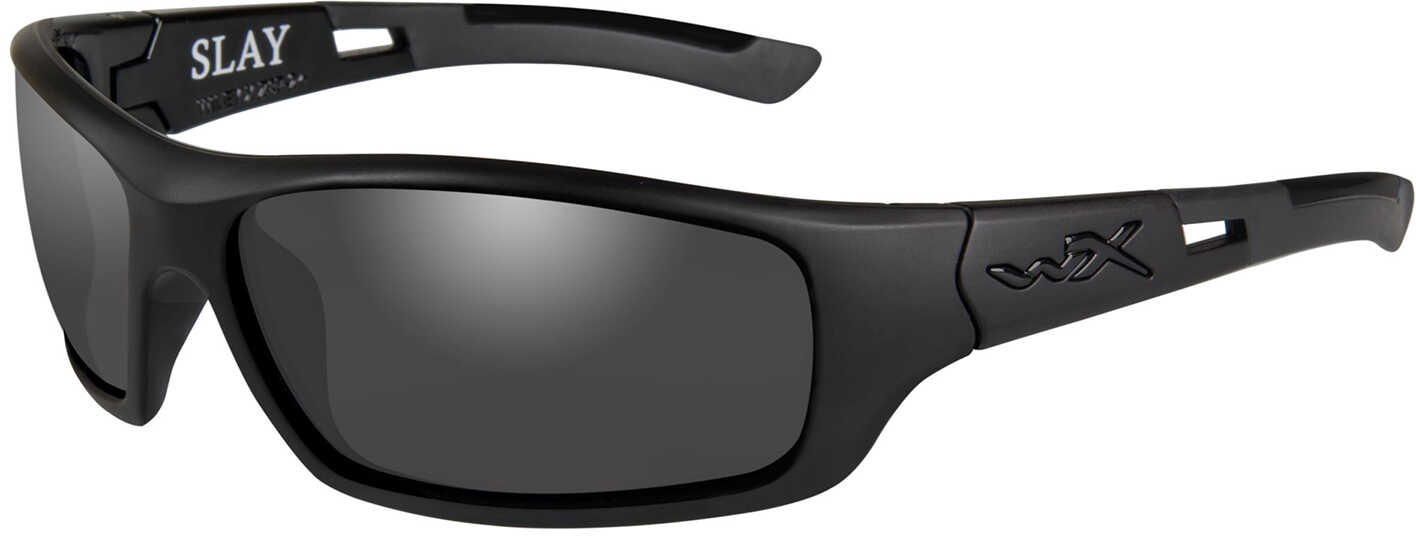 Wiley X Inc. Black Ops Sunglasses Slay Smoke Grey/Matt Md#: ACSLA01
