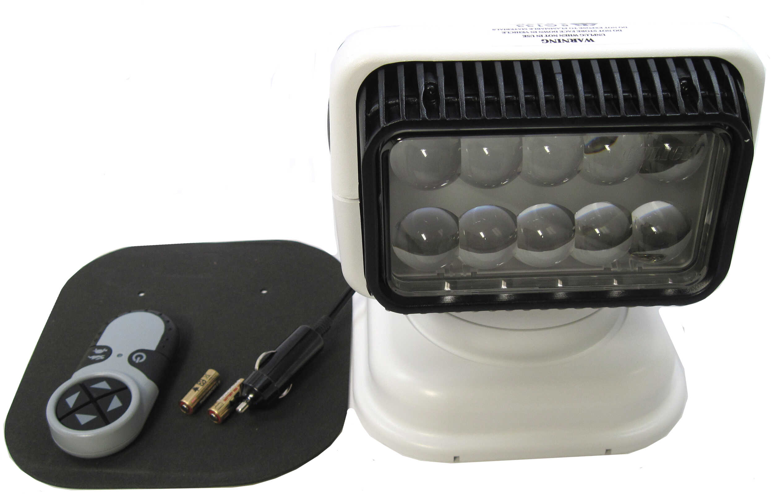 GoLight Led Portable RadioRay With Magnetic Shoe - White