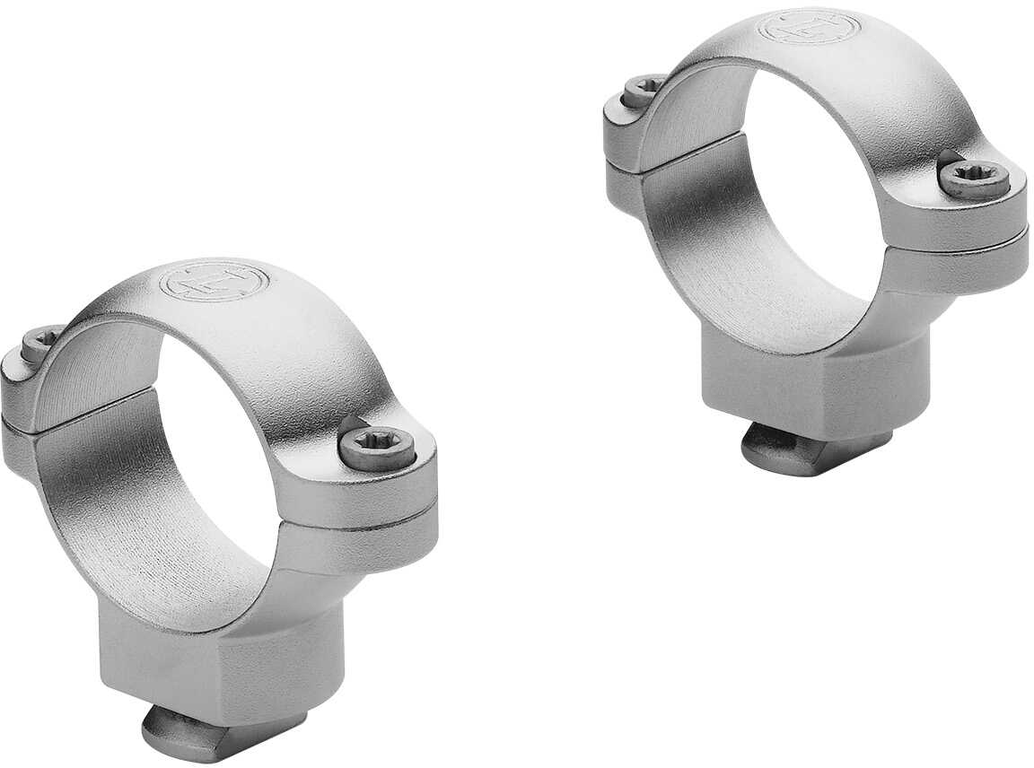 Leupold Dual Dovetail Ring 1" Medium Silver Finish 52323