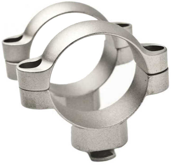 Leupold Dual Dovetail 30mm Rings High Silver 57314