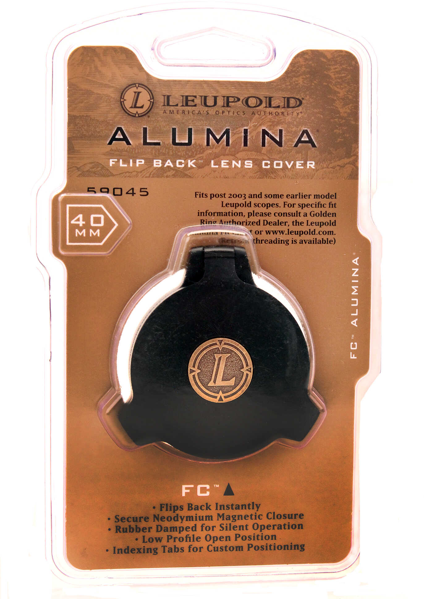 Leupold Alumina Flip-Back Lens Protector 40mm Matte Finish 59045