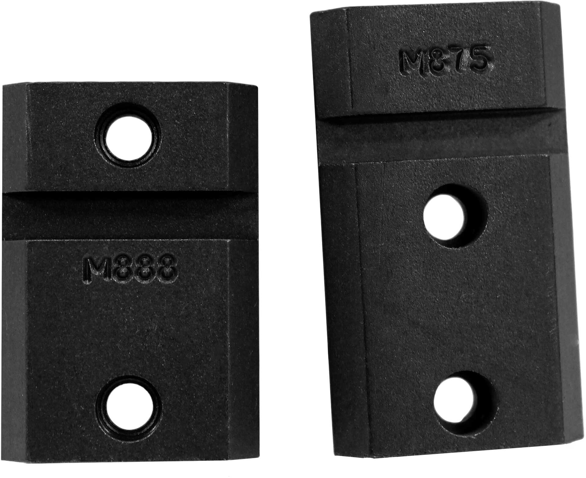 Warne Scope Mounts Base Maxima 2Pc WEATH- ERBY Mark V Standard Matte