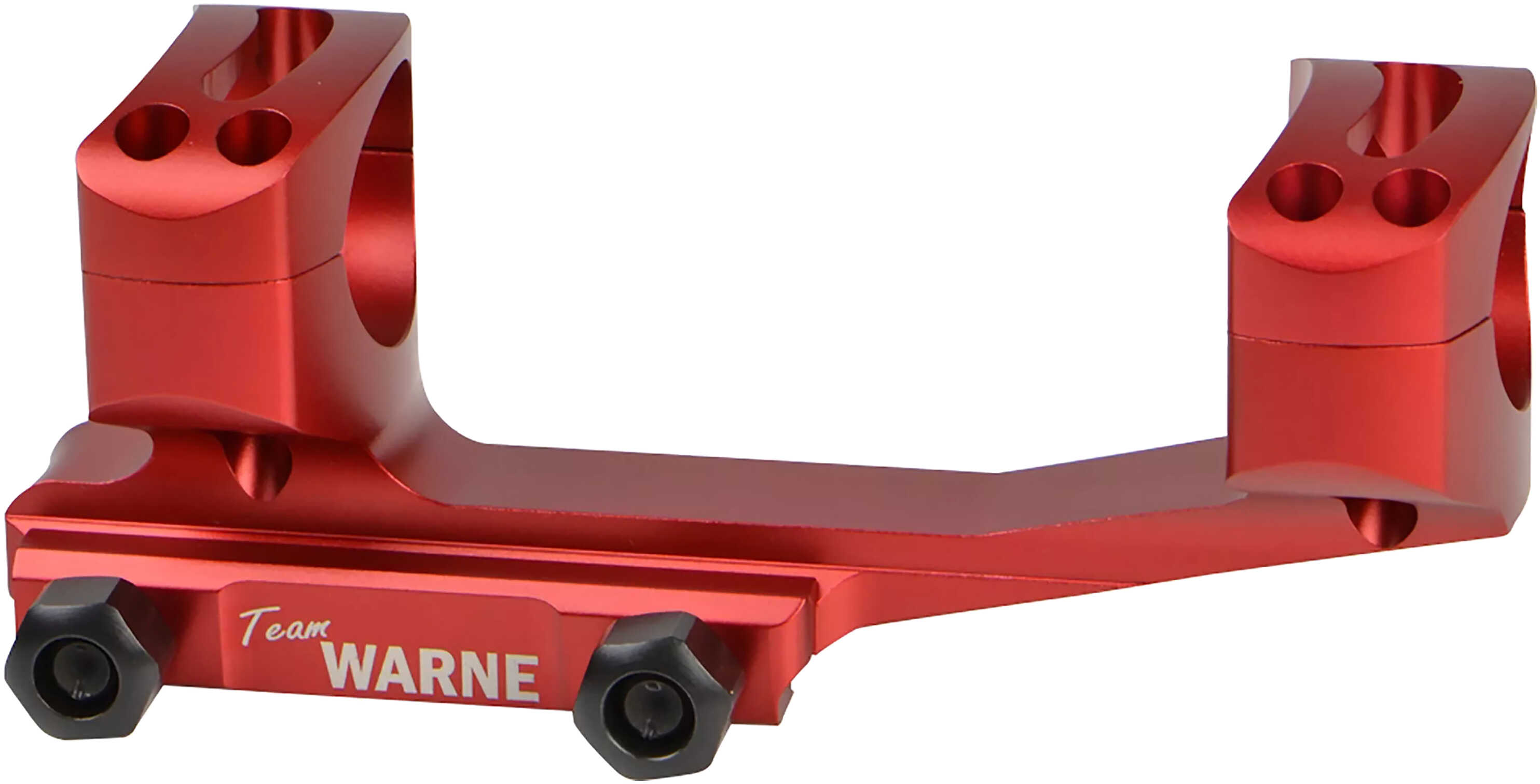 Warne Scope Mounts 1-Piece Gen 2 Extended SKEL MSR Picatinny-Style With Rings Red Md: XSKEL30R