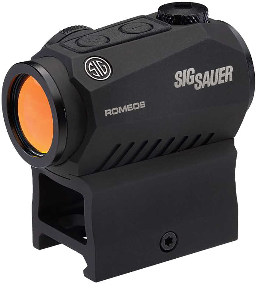 Sig Sauer Romeo5 Compact Red Dot Sight 1X20mm 2 MOA Reticle Graphite Md: SOR52001