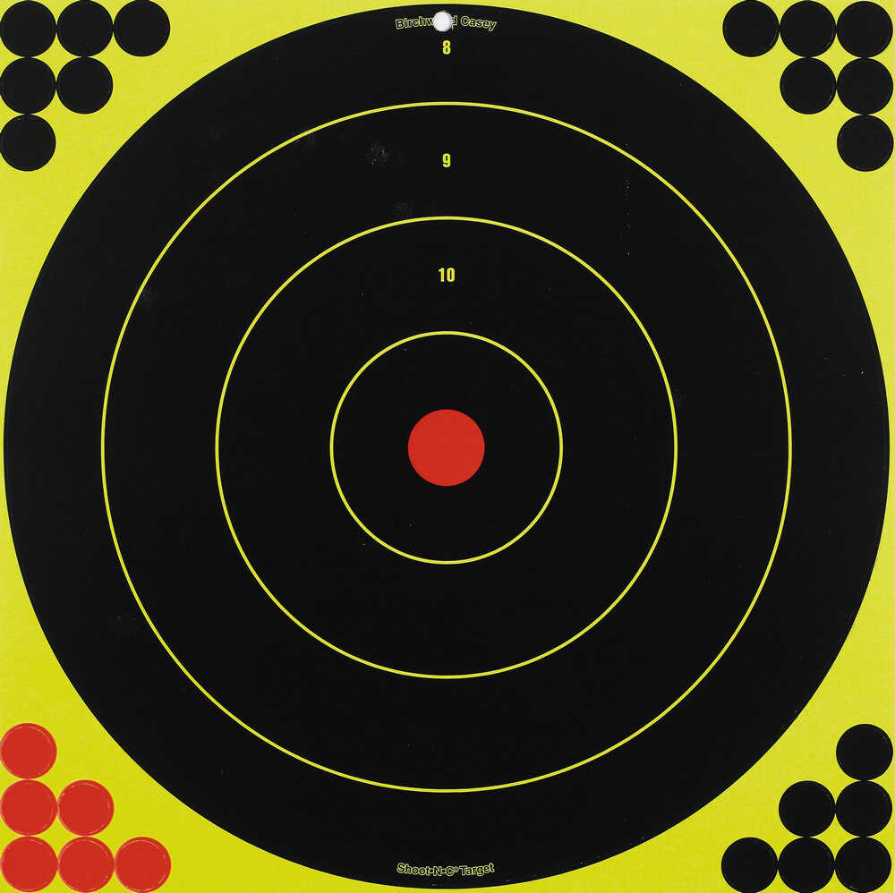 Birchwood Casey Shoot-N-C Targets: Bull's-Eye 18" Round (12 Pack) 34186