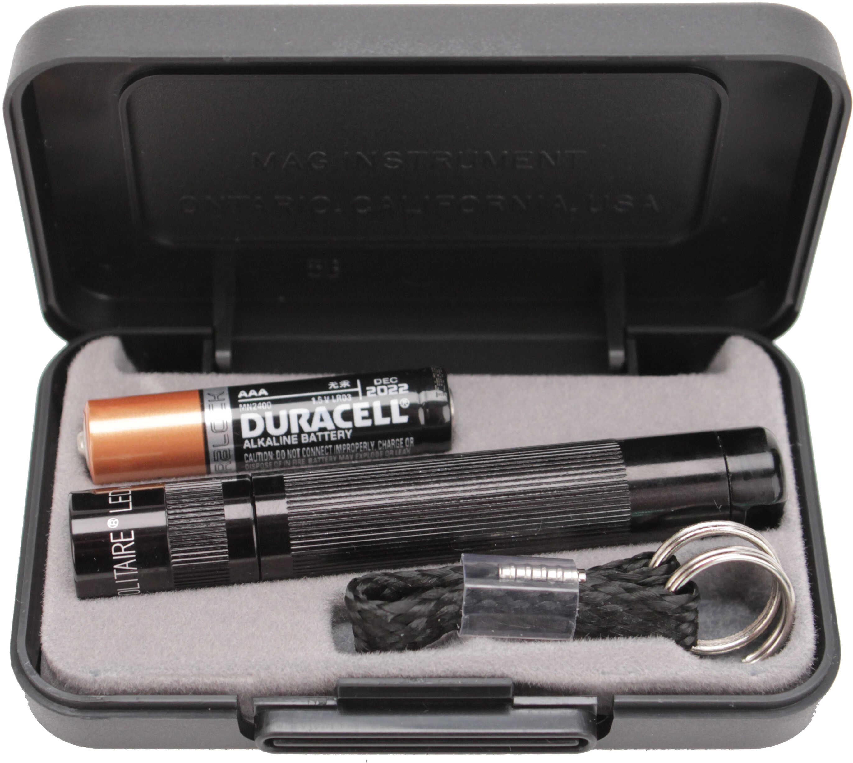 Maglite Solitaire LED Flashlight 1AAA, Black J3A012