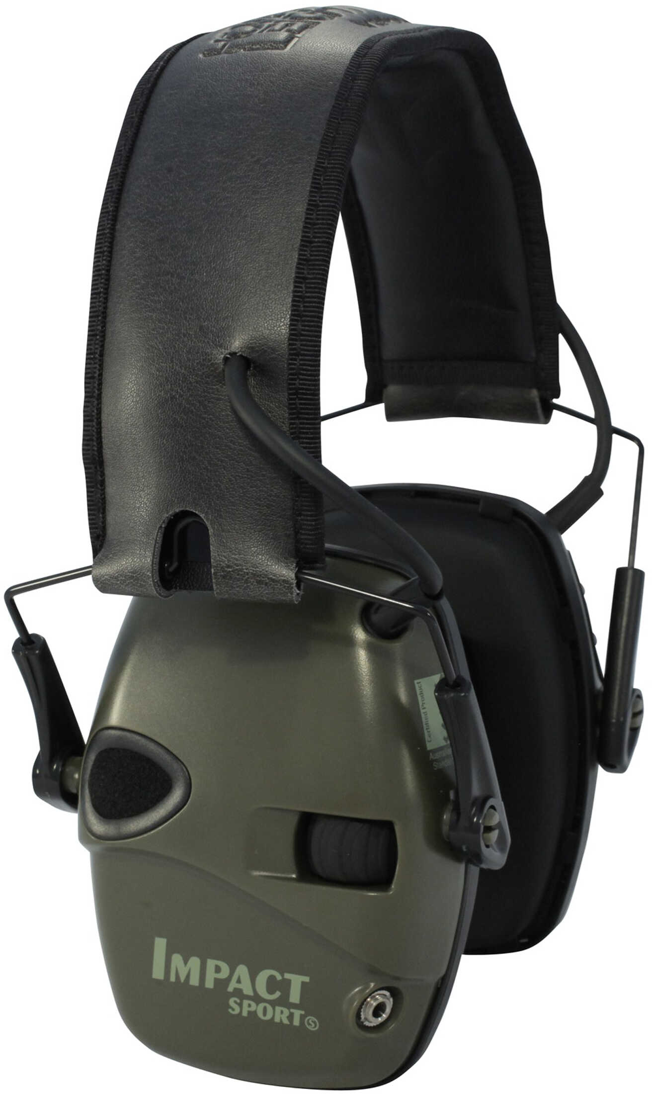 Howard Leight Industries Impact Electronic Earmuff Black/Green R01526