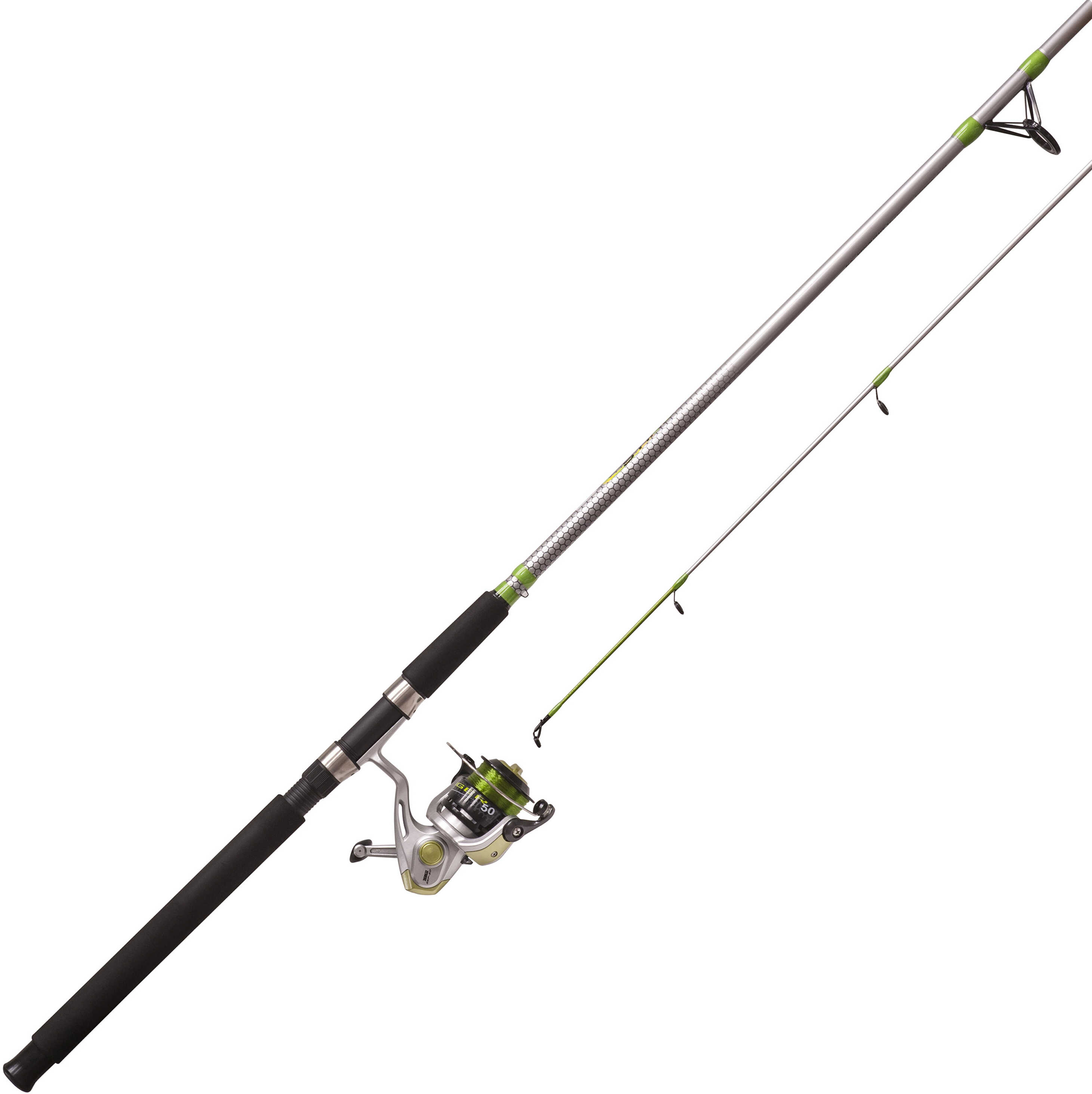 Zebco / Quantum Stinger Spinning Combo 8' 2 Pieces, Medium/Heavy Power Md: SSP60802MH,20,NS3