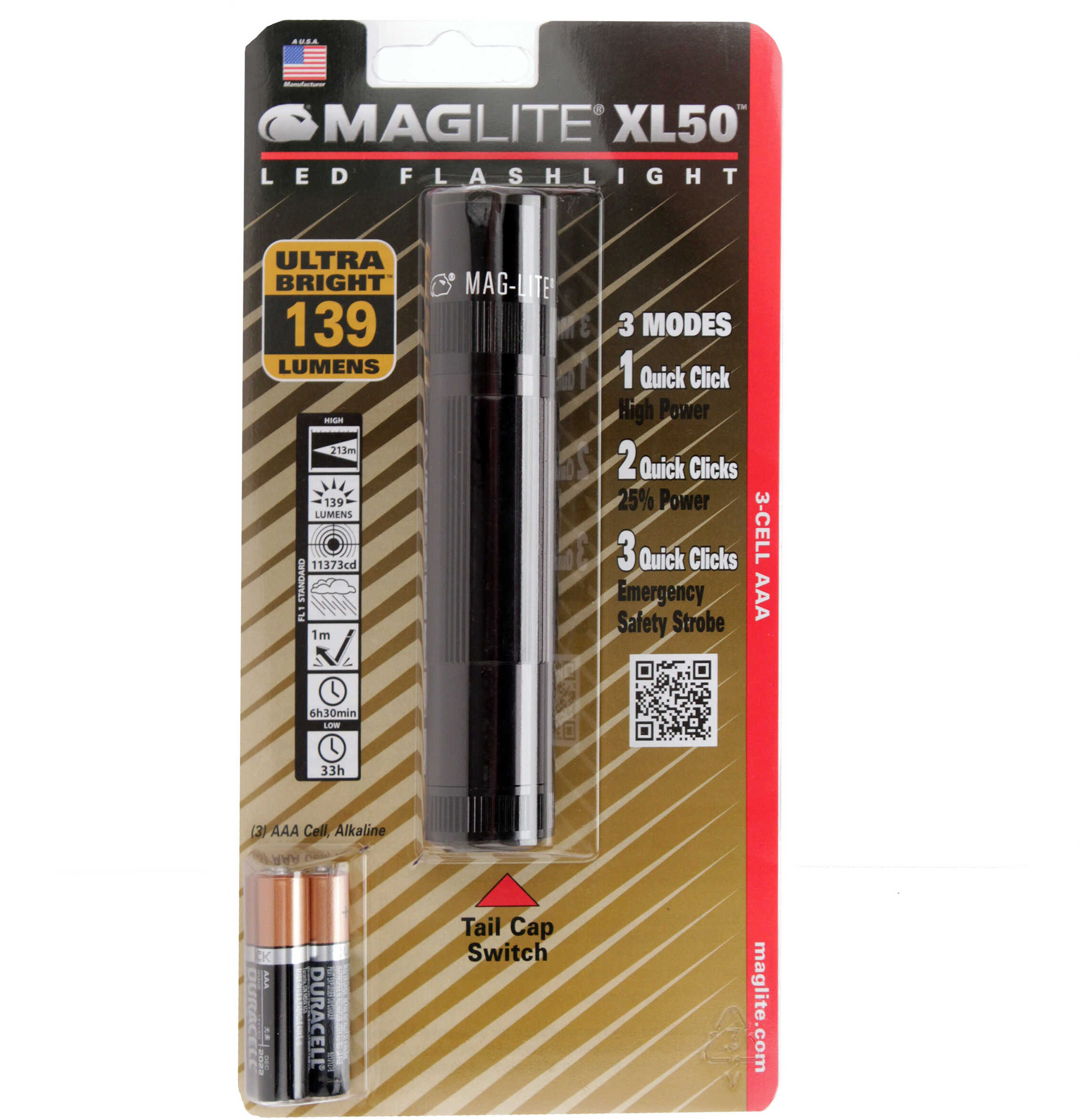 Maglite XL50 LED Light Black XL50-S3016