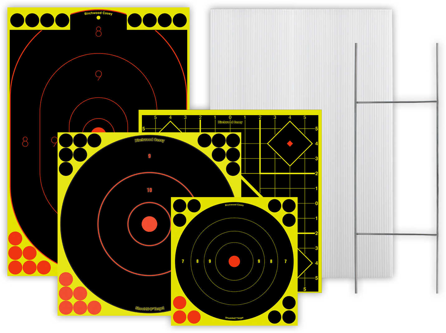 Birchwood Casey Sharpshooter Targets Standard Backer & Shooter Kit 38102