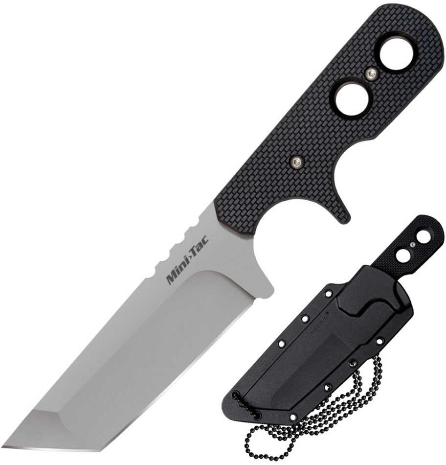 Cold Steel Mini Tac Fixed 3.75 in Tanto Plain Polymer