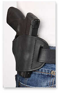 Bulldog Cases Belt Slide Holster Black RH Large Frame Autos