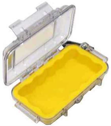 Pelican MicroCase 1015 Yellow w/Cleart Top 1015-007-100