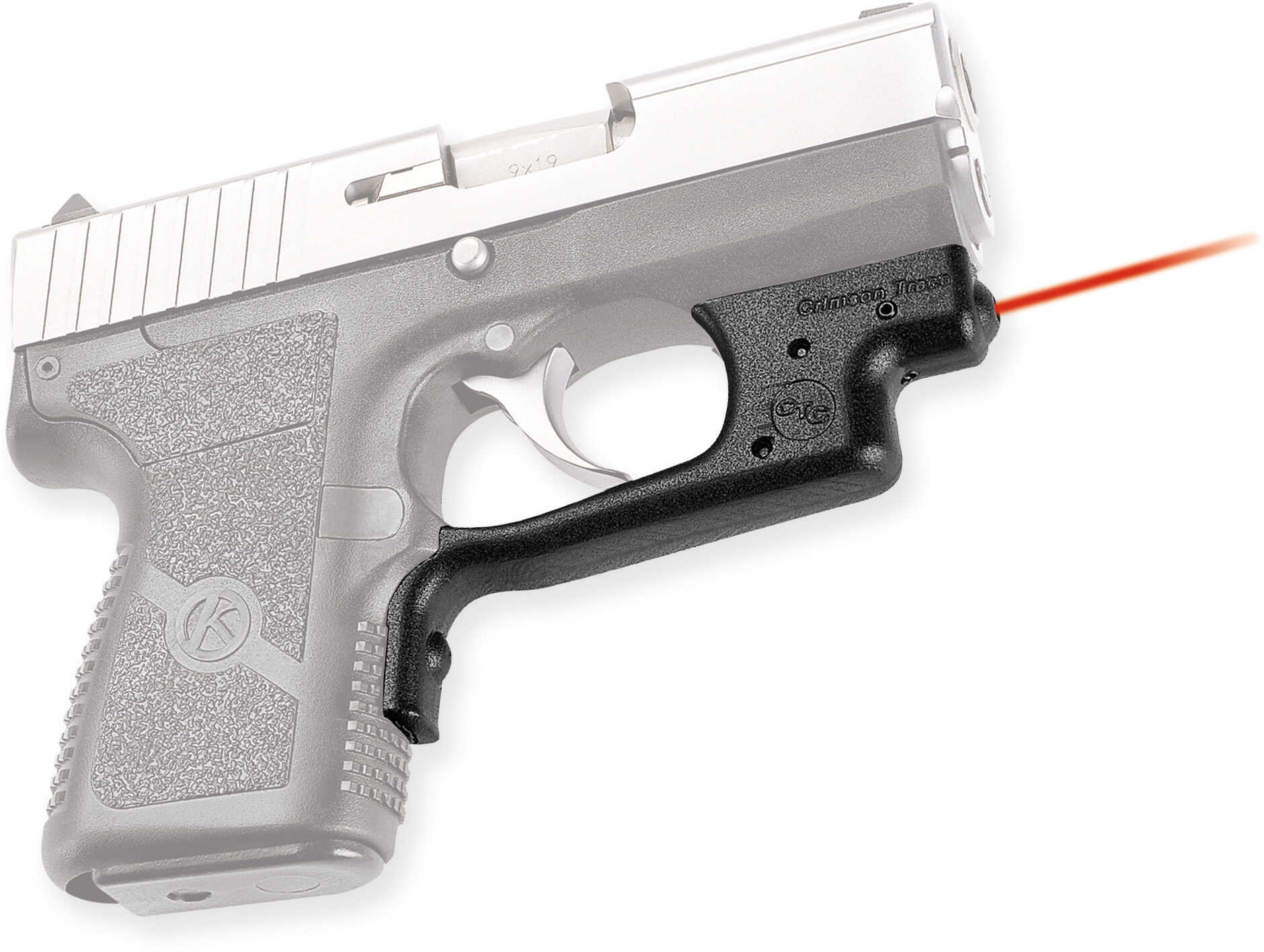 Crimson Trace Corporation Hi-Brite LaserGrip Fits Kahr P9 Black User Installed LG-437