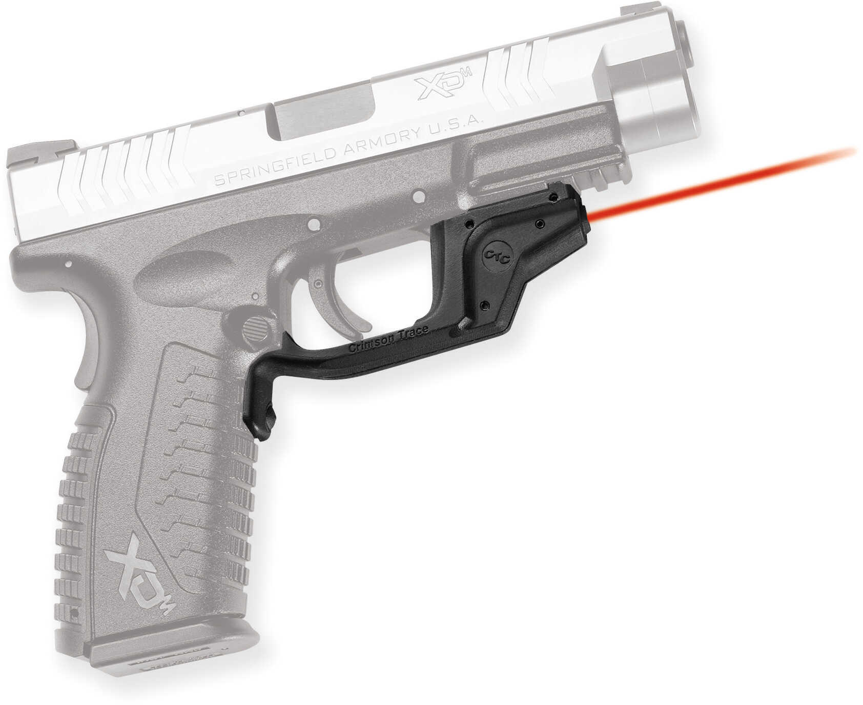 Crimson Trace Corporation Laserguard Springfield XD/XDM Black Front Activated Lg-448