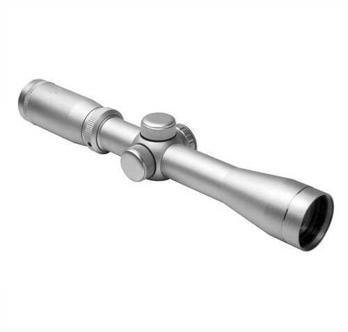 NcStar Pistolero Series Scope 2-7x32E Red Illuminated Reticle LER Silver SEPS2732B